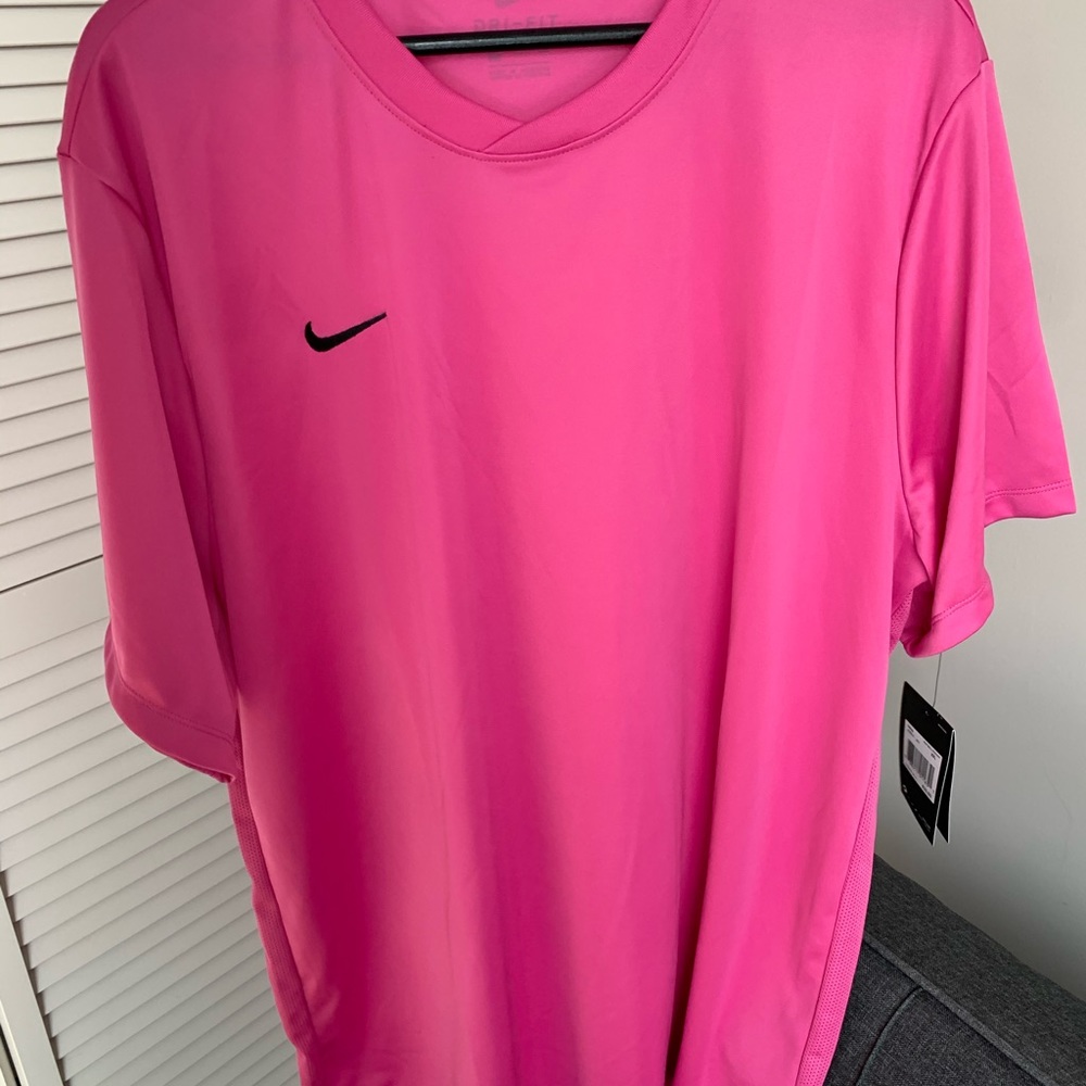 Pink Nike Performance Shirt